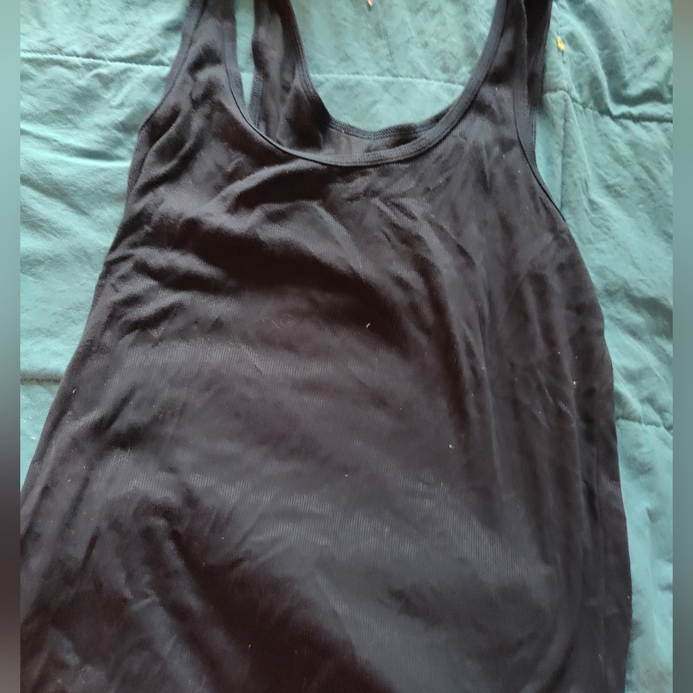 Old Navy First Layer Ribbed Scoop Tank Top - Women Xl, Navy